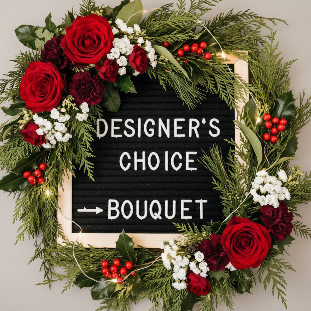 Designer's Choice Holiday Bouquet