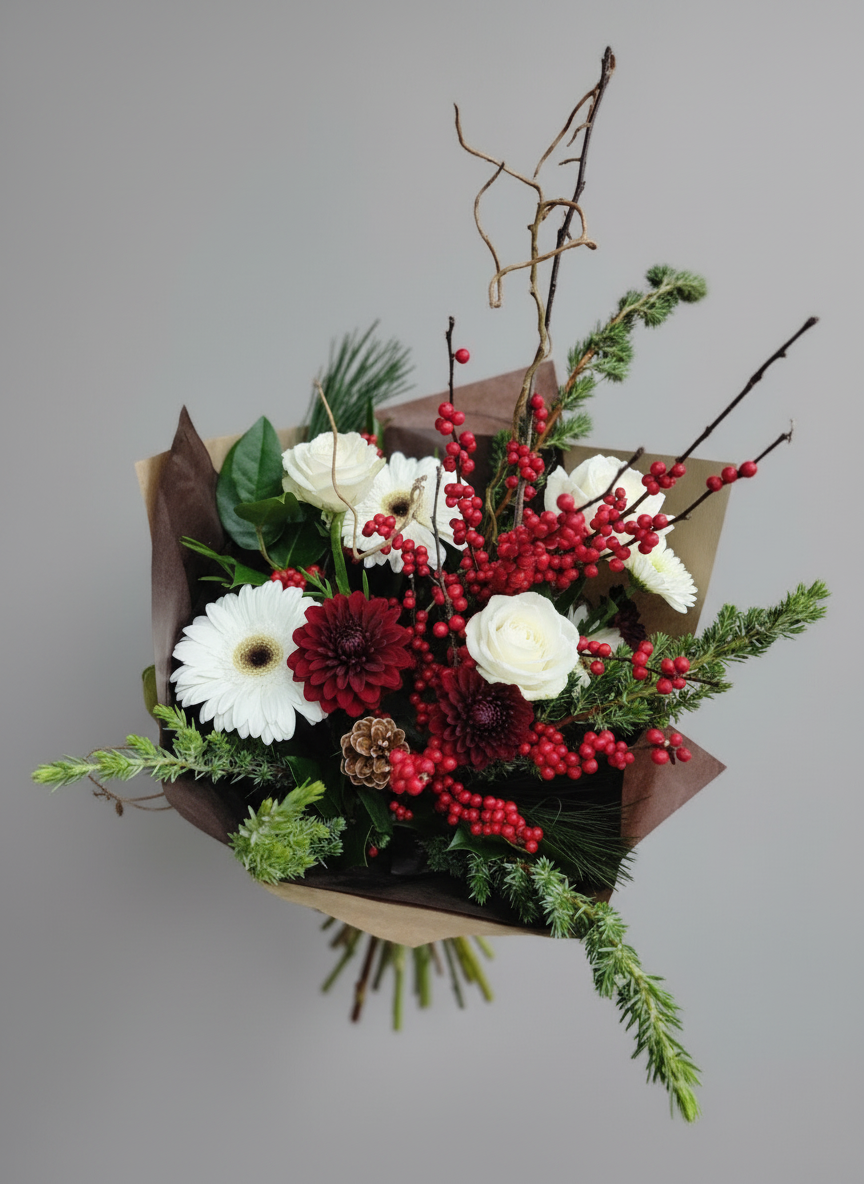 Festive Hand-Tied Bouquet