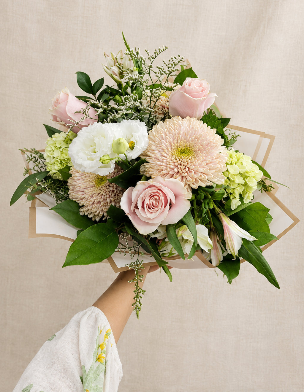 Touch of Blush Hand-Tied Bouquet